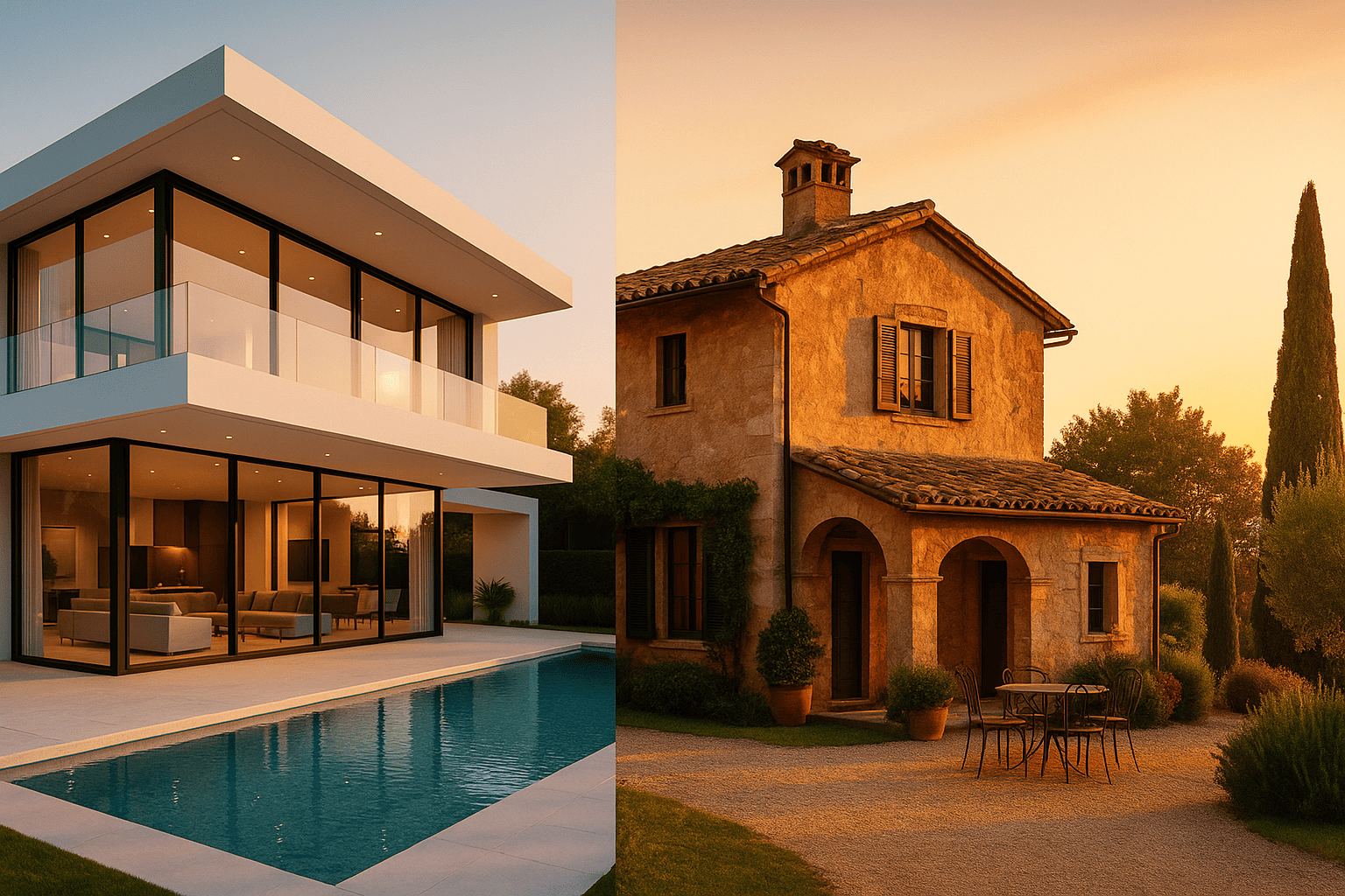differences between new luxury homes and renovated villas | BHHS Spain