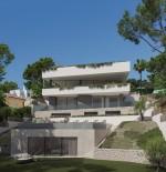 Villa under construction with sea views for sale in Costa den Blanes, Majorca