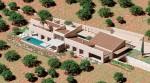 Exclusive newly built rustic finca for sale in the centre of Mallorca
