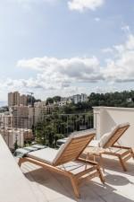 Penthouse with terrace, swimming pool and sea views for sale in Cala Major, Majorca