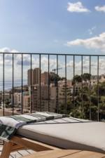 Penthouse with terrace, swimming pool and sea views for sale in Cala Major, Majorca