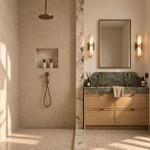 Ba&ntilde;o Spa de M&aacute;rmol y Lat&oacute;n