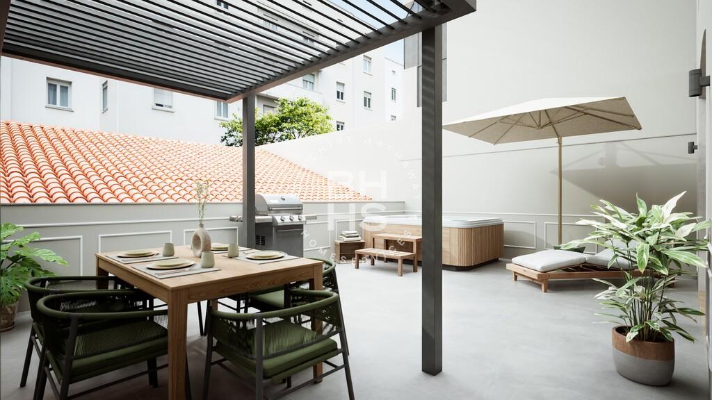 4-bed penthouse with terrace in Ibiza, Retiro